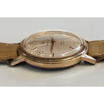 ANTICO OROLOGIO POLSO Lip Dauphine INCABLOC 1960 Plaque or AUTOMATIC WRIST WATCH