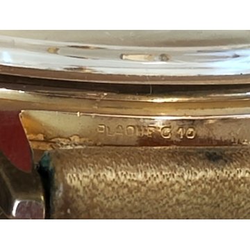 ANTICO OROLOGIO POLSO Lip Dauphine INCABLOC 1960 Plaque or AUTOMATIC WRIST WATCH