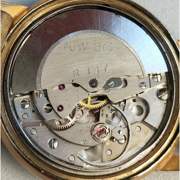 ANTICO OROLOGIO POLSO Lip Dauphine INCABLOC 1960 Plaque or AUTOMATIC WRIST WATCH