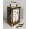 ANTICO OROLOGIO Marescialla OFFICIER PENDULETTE Sveglia Viaggio DESK CLOCK + BOX