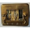 ANTICO OROLOGIO Marescialla OFFICIER PENDULETTE Sveglia Viaggio DESK CLOCK + BOX