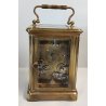 ANTICO OROLOGIO Marescialla OFFICIER PENDULETTE Sveglia Viaggio DESK CLOCK + BOX