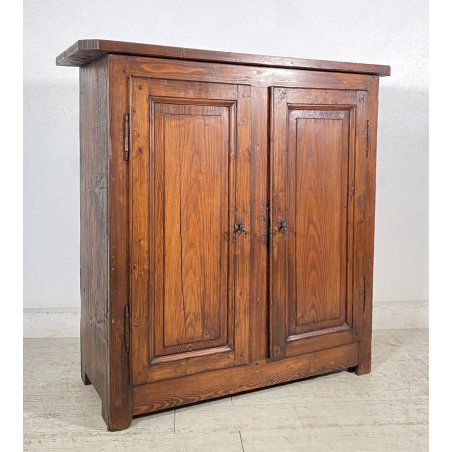 ANTICA CREDENZA ARTE POVERA LEGNO ABETE MADIA EPOCA 1800 2 ANTE DISPENSA ARMADIO