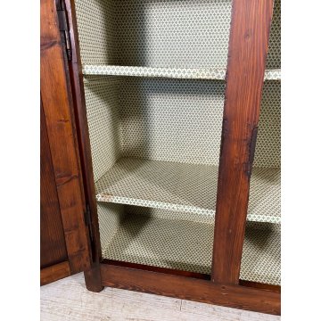 ANTICA CREDENZA ARTE POVERA LEGNO ABETE MADIA EPOCA 1800 2 ANTE DISPENSA ARMADIO