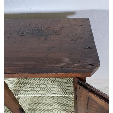 ANTICA CREDENZA ARTE POVERA LEGNO ABETE MADIA EPOCA 1800 2 ANTE DISPENSA ARMADIO