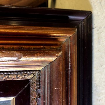 ANTICO QUADRO DIPINTO OLIO Valdemi VEDUTA PAESAGGIO PONTE BORGO MEDIOEVALE '900