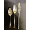 ANTICO SET 3 POSATE reed & barton LOGO T CURTLERY ACCIAIO dolce antipasto DESIGN