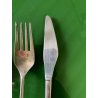 ANTICO SET 3 POSATE reed & barton LOGO T CURTLERY ACCIAIO dolce antipasto DESIGN