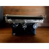 ANTICA MACCHINA DA SCRIVERE PORTATILE SABB Mod. M28 Officine Mondial Crema  '30