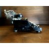 ANTICA MACCHINA DA SCRIVERE PORTATILE SABB Mod. M28 Officine Mondial Crema  '30
