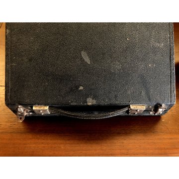ANTICA MACCHINA DA SCRIVERE PORTATILE SABB Mod. M28 Officine Mondial Crema  '30