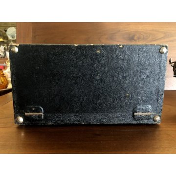 ANTICA MACCHINA DA SCRIVERE PORTATILE SABB Mod. M28 Officine Mondial Crema  '30