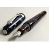 Marlen C-967 PENNA STILOGRAFICA marmorizzata PISTONE Vintage Fountain Pen ITALY