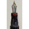 Marlen C-967 PENNA STILOGRAFICA marmorizzata PISTONE Vintage Fountain Pen ITALY