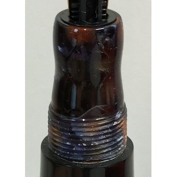 Marlen C-967 PENNA STILOGRAFICA marmorizzata PISTONE Vintage Fountain Pen ITALY