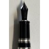 Montblanc BOHEME Steel & Noir PENNA STILOGRAFICA BLACK STONE Safety Fountain Pen