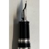 Montblanc BOHEME Steel & Noir PENNA STILOGRAFICA BLACK STONE Safety Fountain Pen