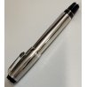 Montblanc BOHEME Steel & Noir PENNA STILOGRAFICA BLACK STONE Safety Fountain Pen