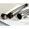 Montblanc BOHEME Steel & Noir PENNA STILOGRAFICA BLACK STONE Safety Fountain Pen