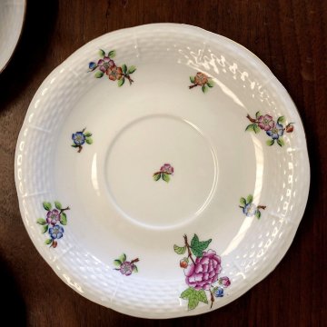 SERVIZIO CONSOMME' 12 pers. Porcellana HEREND HUNGARY  mod: 743 Queen Victoria