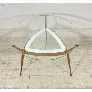 TAVOLINO SALOTTO CESARE LACCA PROD. FONTANA ARTE ITALIA ANNI 50 DESIGN TABLE OLD