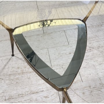 TAVOLINO SALOTTO CESARE LACCA PROD. FONTANA ARTE ITALIA ANNI 50 DESIGN TABLE OLD