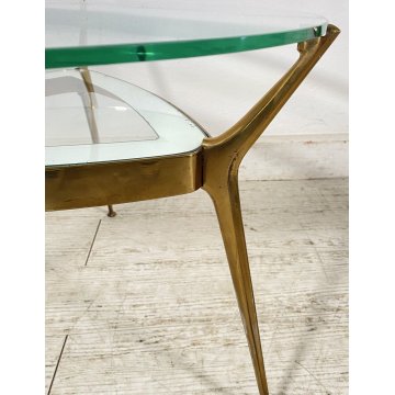 TAVOLINO SALOTTO CESARE LACCA PROD. FONTANA ARTE ITALIA ANNI 50 DESIGN TABLE OLD