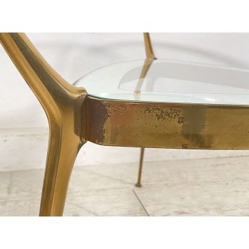 TAVOLINO SALOTTO CESARE LACCA PROD. FONTANA ARTE ITALIA ANNI 50 DESIGN TABLE OLD