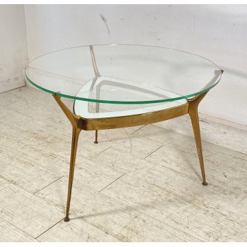 TAVOLINO SALOTTO CESARE LACCA PROD. FONTANA ARTE ITALIA ANNI 50 DESIGN TABLE OLD