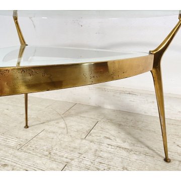 TAVOLINO SALOTTO CESARE LACCA PROD. FONTANA ARTE ITALIA ANNI 50 DESIGN TABLE OLD