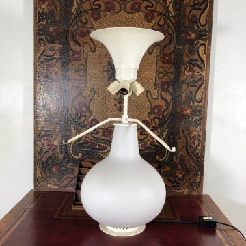GRANDE LAMPADA TAVOLO ABAT-JOUR "Large" DESIGN Max Ingrand PER FontanaArte '50
