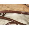 ANTICA CHAISE LONGUE THONET SDRAIO PIEGHEVOLE LEGNO FAGGIO ANNI 40 PAGLIA VIENNA