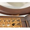 ANTICA CHAISE LONGUE THONET SDRAIO PIEGHEVOLE LEGNO FAGGIO ANNI 40 PAGLIA VIENNA