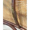ANTICA CHAISE LONGUE THONET SDRAIO PIEGHEVOLE LEGNO FAGGIO ANNI 40 PAGLIA VIENNA
