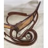 ANTICA CHAISE LONGUE THONET SDRAIO PIEGHEVOLE LEGNO FAGGIO ANNI 40 PAGLIA VIENNA