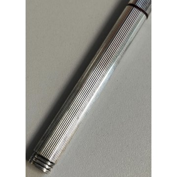 Must De Cartier TRINITY ORO PENNA Sfera ARGENTO Epoca SILVER BALLPOINT PEN