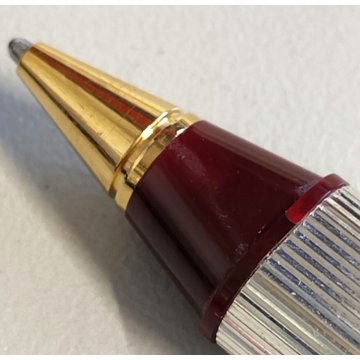 Must De Cartier TRINITY ORO PENNA Sfera ARGENTO Epoca SILVER BALLPOINT PEN