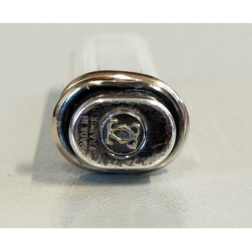 Must De Cartier TRINITY ORO PENNA Sfera ARGENTO Epoca SILVER BALLPOINT PEN