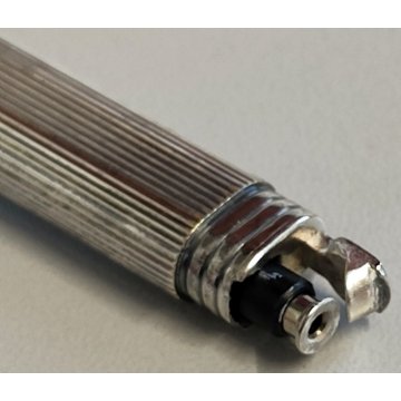 Must De Cartier TRINITY ORO PENNA Sfera ARGENTO Epoca SILVER BALLPOINT PEN