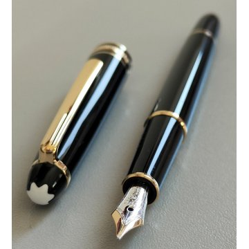 PENNA STILOGRAFICA Montblanc Meisterstuck CLASSIC NERO ORO Vintage FOUNTAIN PEN