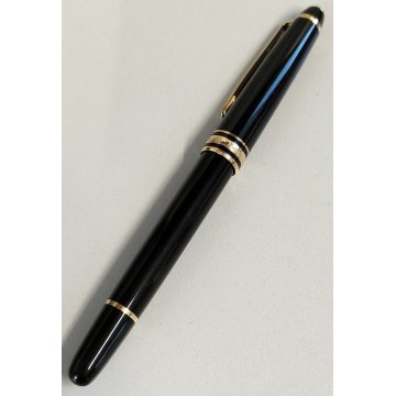PENNA STILOGRAFICA Montblanc Meisterstuck CLASSIC NERO ORO Vintage FOUNTAIN PEN