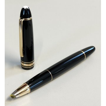 MONTBLANC Meisterstuck 166 PENNA EVIDENZIATORE Nero Oro VINTAGE HIGHLIGHTER PEN