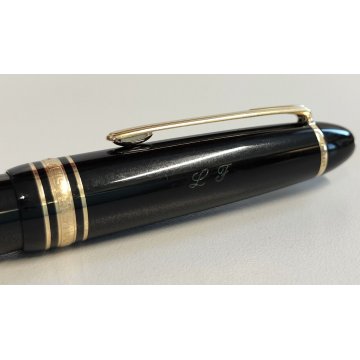 MONTBLANC Meisterstuck 166 PENNA EVIDENZIATORE Nero Oro VINTAGE HIGHLIGHTER PEN