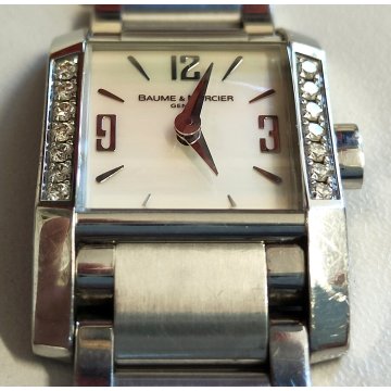 Baume & Mercier HAMPTON Diamond 65516 OROLOGIO POLSO Vintage LADY Wrist Watch