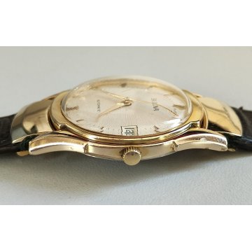 Bulova Automatic 1.122 anni 70 OROLOGIO POLSO uomo DORATO Vintage Wrist Watch