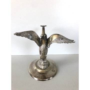 CIGNO SCALDABICCHIERE da COGNAC BRANDY CORTASA ALPACA Swan VINTAGE '60s
