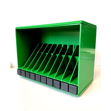 PORTACASSETTE MODULAR CASSETE HOLDER Biblio 970 DESIGN Giotto Stoppino Rexite 80