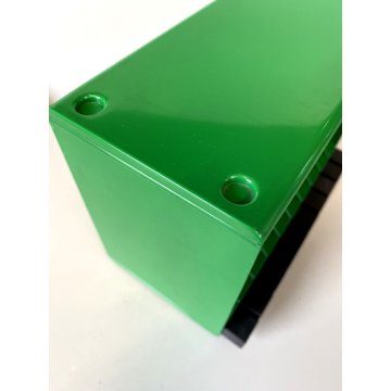 PORTACASSETTE MODULAR CASSETE HOLDER Biblio 970 DESIGN Giotto Stoppino Rexite 80