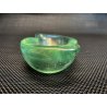 PICCOLO VASO BOWL VETRO SOFFIATO Murano VERDE TRASPARENTE '40 ATTR. Carlo Scarpa