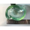 PICCOLO VASO BOWL VETRO SOFFIATO Murano VERDE TRASPARENTE '40 ATTR. Carlo Scarpa